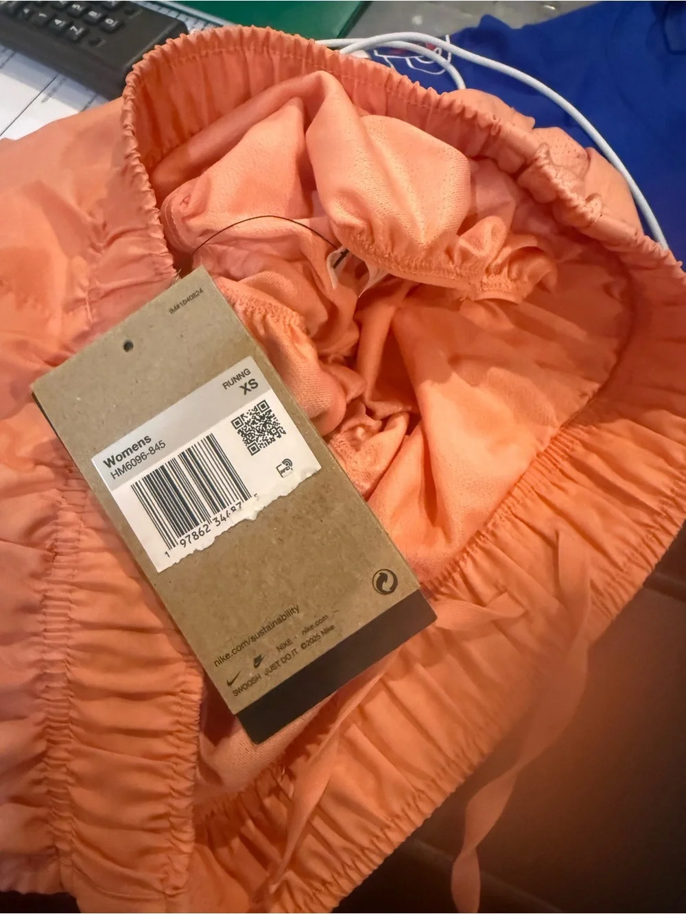 Nike Women’s Peach Athletic Running Shorts